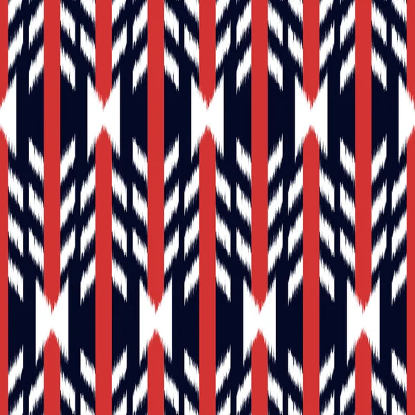 Ikat Seamless Pattern Design для ткани — стоковое фото