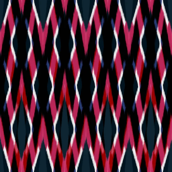 Ikat Dikişsiz desen tasarım kumaşlar için