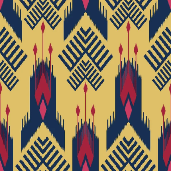 Ikat Dikişsiz desen tasarım kumaşlar için