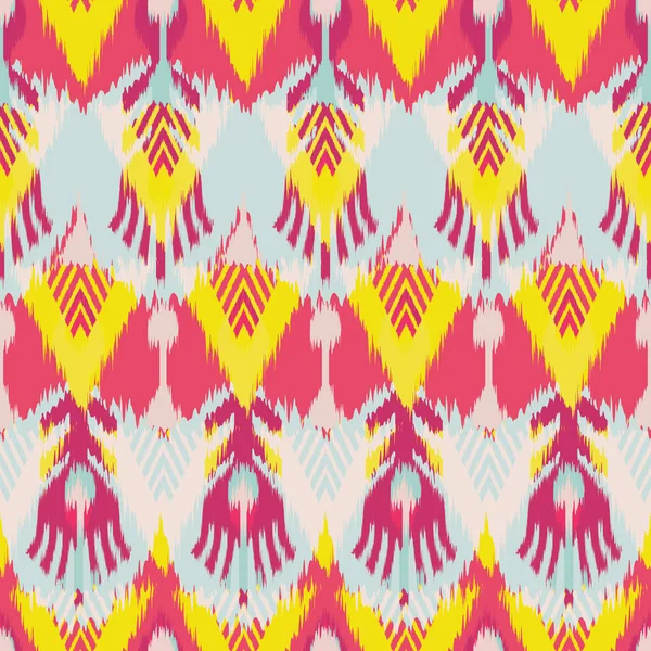 Ikat seamless pattern as cloth, bartain, textile design, wallpa — стоковое фото