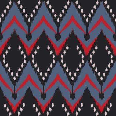 Ikat Dikişsiz desen kumaş, perde, tekstil tasarımı, wallpa olarak