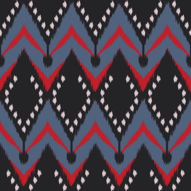 Ikat Dikişsiz desen kumaş, perde, tekstil tasarımı, wallpa olarak