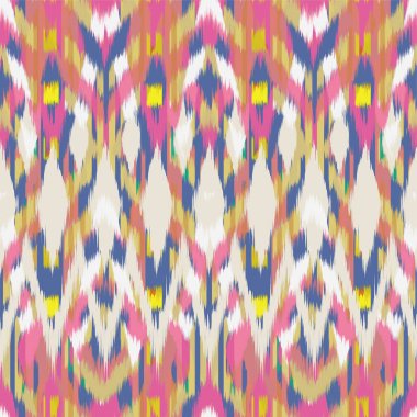 Ikat Dikişsiz desen kumaş, perde, tekstil tasarımı, wallpa olarak