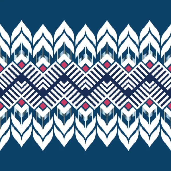 Ikat senza soluzione di continuità Pattern Design per tessuto — Foto Stock