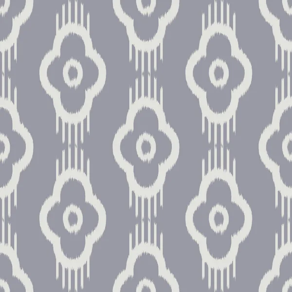 Ikat Motif Sans Couture Comme Tissu Rideau Design Textile Papier — Image vectorielle
