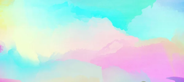 Abstract Kleurrijke Aquarel Voor Achtergrond Pastel Maaswijdte Achtergrond — Stockfoto