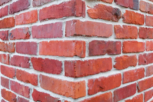 Background of brick wall.construction. The outer corner of the house made from bricks