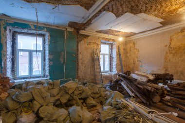 Yenileme ve inşaat sırasında daire iç