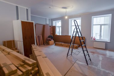 Yenileme ve inşaat sırasında daire iç