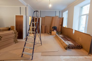 Yenileme ve inşaat sırasında daire iç