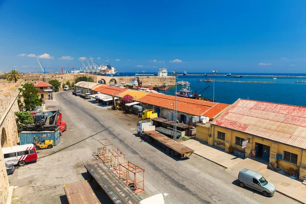 Famagusta Gazimagusa Chipre Del Norte Mayo 2014 Vista Sobre Puerto — Foto de Stock