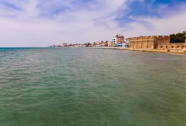 Larnaca Chipre Mayo 2014 Vista Del Paseo Marítimo Larnaca Embankment — Foto de Stock