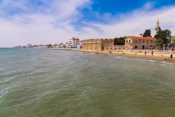 Larnaca Chipre Mayo 2014 Vista Del Paseo Marítimo Larnaca Embankment — Foto de Stock
