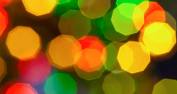 Разноцветный Рождественский Боке Свет Абстрактный Праздник Фон — стоковое фото