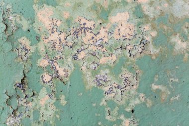 Boyalı çimento duvar eski hizalayıp düzensiz bırakmak renk alçı duvar dokusu ile kaşıdı. Eski duvar boyalı arka plan. 