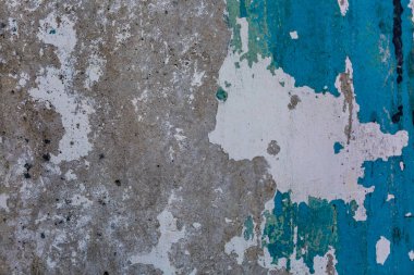 Boyalı çimento duvar eski hizalayıp düzensiz bırakmak renk alçı duvar dokusu ile kaşıdı. Eski duvar boyalı arka plan. 