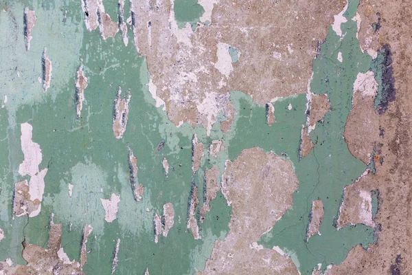 Scratched parede de cimento pintado com textura de parede de gesso ragged cor antiga. Fundo da parede pintada velha . — Fotografia de Stock