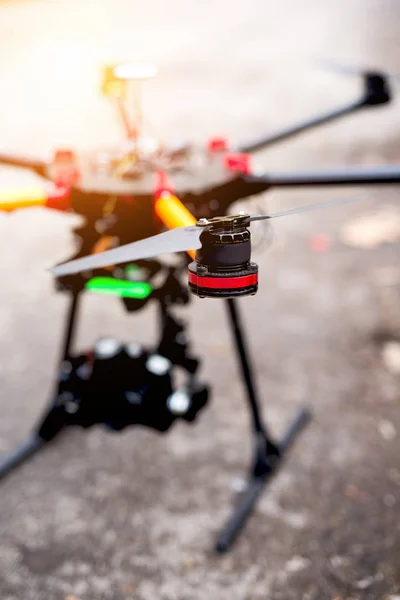 Aerial drone ready for take of — Stock Photo, Image