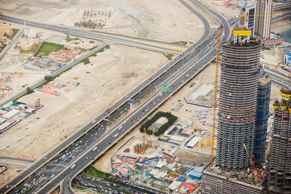 Espectacular paisaje urbano de Dubai — Foto de Stock