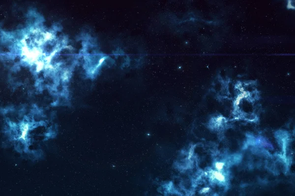 Campo Estelar Cielo Nocturno Estrellado Colorido Nebulosa Galaxias Espacio Fondo —  Fotos de Stock