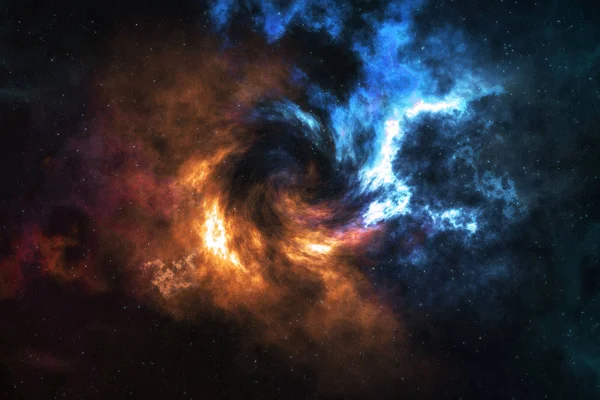 Зоряне Поле Барвисте Зоряне Нічне Небо Туманність Галактики Космосі Концепція — стокове фото
