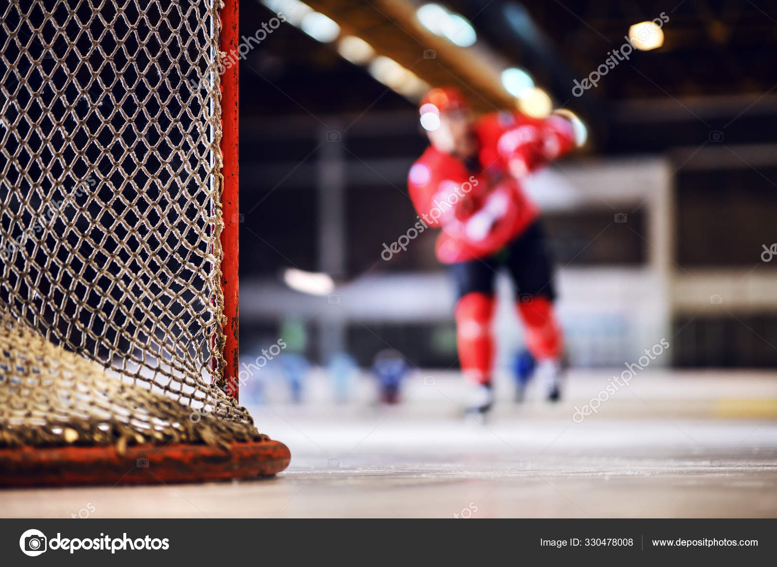 Close Goal Background Hockey Player Skating Goal Shooting Stock Photo By C Dusanpetkovic Close Goal Background Hockey Player Skating Goal Shooting Stock Photo By C Dusanpetkovic