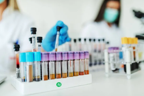 Testes Prevenção Espalhando Vírus Contagioso Uma Pandemia Mundial Medidas Emergência — Fotografia de Stock