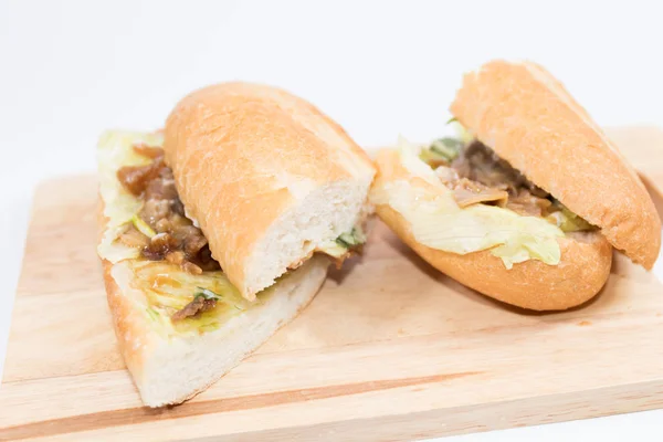 Detta är en smörgås — Stockfoto