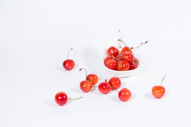 Çok lezzetli meyve kiraz olduğunu