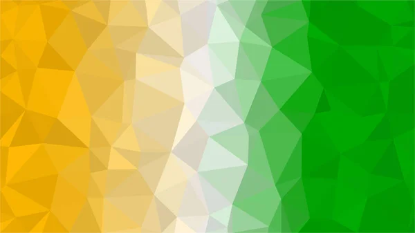 Bandeira de estilo triângulo de baixo poli da Costa do Marfim —  Vetores de Stock