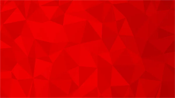 Red polygonal illustration background. Low poly style. — Stock Vector