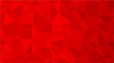 Kırmızı poligon resimde arka plan. Düşük Poli stili.