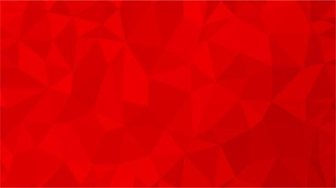 Kırmızı poligon resimde arka plan. Düşük Poli stili.