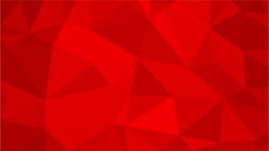 Kırmızı poligon resimde arka plan. Düşük Poli stili.