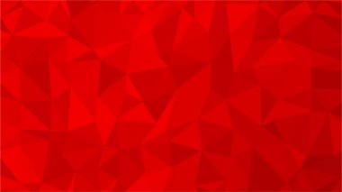 Kırmızı poligon resimde arka plan. Düşük Poli stili.