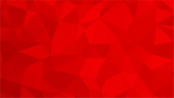 Red polygonal illustration background. Low poly style. — Stock Vector