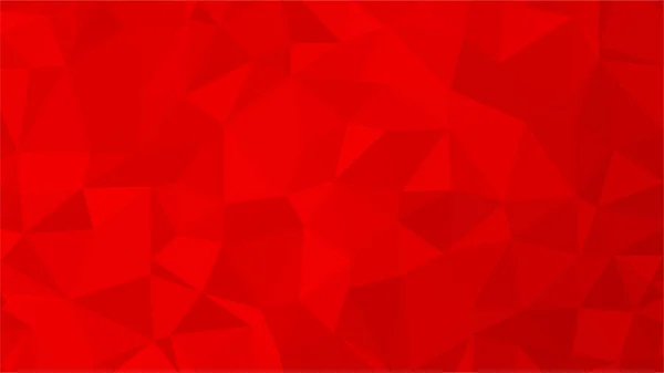 Red polygonal illustration background. Low poly style. — Stock Vector