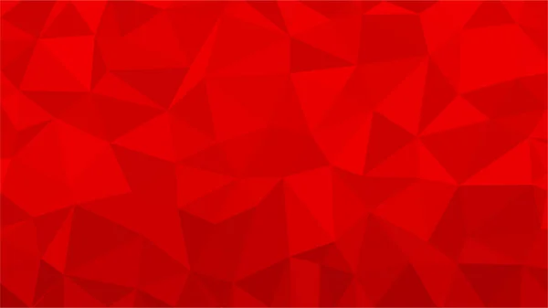 Red polygonal illustration background. Low poly style. — Stock Vector