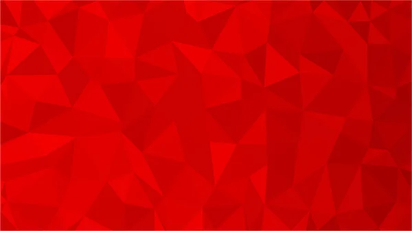 Roter polygonaler Illustrationshintergrund. Low-Poly-Stil. — Stockvektor