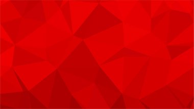 Kırmızı poligon resimde arka plan. Düşük Poli stili.