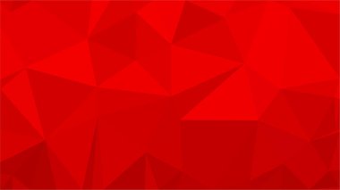 Kırmızı poligon resimde arka plan. Düşük Poli stili.
