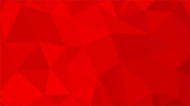 Kırmızı poligon resimde arka plan. Düşük Poli stili.