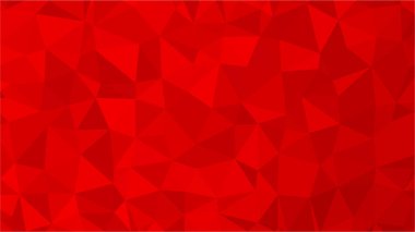 Kırmızı poligon resimde arka plan. Düşük Poli stili.
