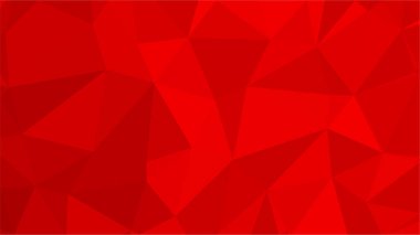 Kırmızı poligon resimde arka plan. Düşük Poli stili.