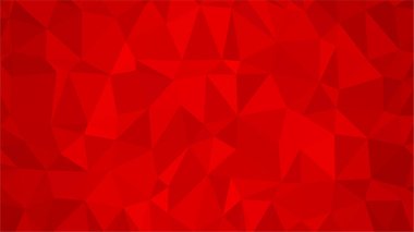 Kırmızı poligon resimde arka plan. Düşük Poli stili.