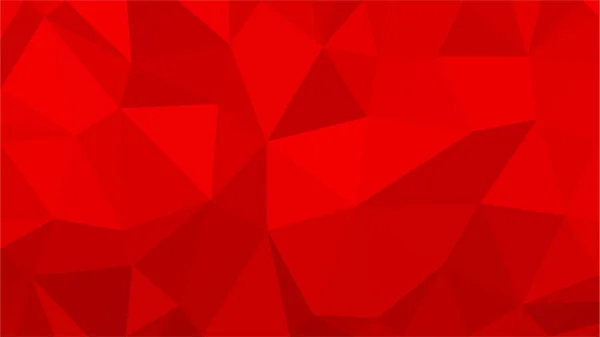 Red polygonal illustration background. Low poly style. — Stock Vector