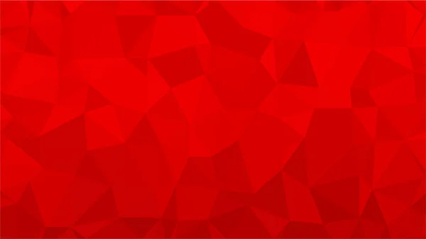 พื้นหลังภาพหลายเหลี่ยมสีแดง สไตล์โพลีต่ํา . — ภาพเวกเตอร์สต็อก