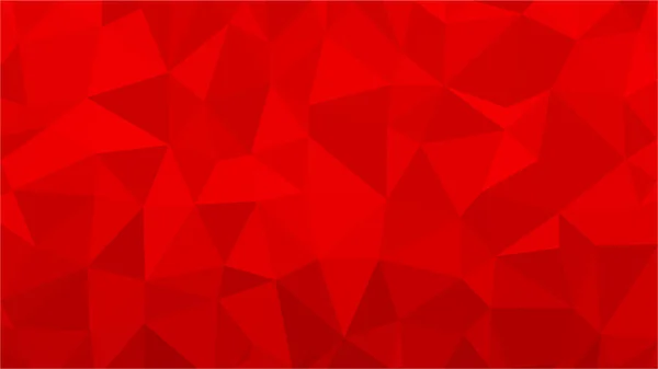 พื้นหลังภาพหลายเหลี่ยมสีแดง สไตล์โพลีต่ํา . — ภาพเวกเตอร์สต็อก