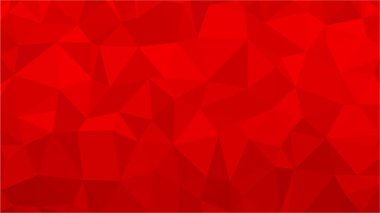 Kırmızı poligon resimde arka plan. Düşük Poli stili.