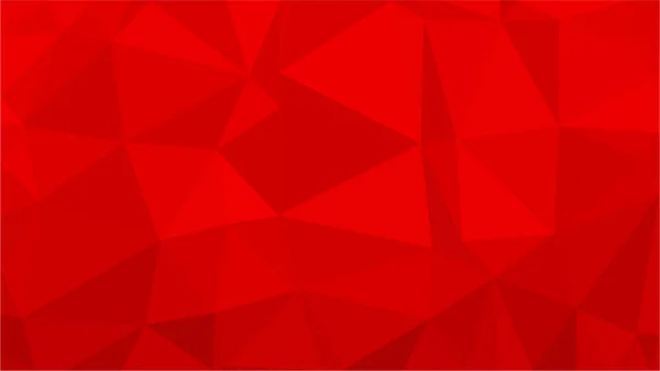 Red polygonal illustration background. Low poly style. — Stock Vector